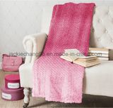 Hot Sale Coral Fleece Embossed Waffle Blanket