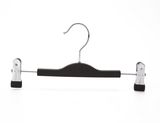 High Quality Gold Black Plastic Pants Hanger Cheap with Clips