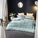 Bedding 100% Cotton Goose Down Feather Quilt of Blue