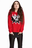 Laides Fashion Round Neck Sweater Clothes with Cartoons Designs