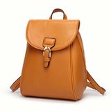 2017 Wholesale Fashion Style Ladies Leather School Backpack