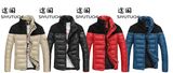 Men Fashion Hoody Fur Lining Padding Winter Cotton Jacket (SY-1560)