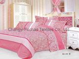 Poly/Cotton Printed Queen Fitted Bedspread Patchwork Bedding Set T/C 65/35