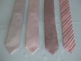 Pink Colour Fashion Micri 100% Polyester Neckties