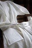 Hotel Textile Cotton White Waffle Bathrobe