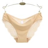 Women's Sexy Seamless Lace Panty Briefs Intimate Underwear