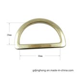 Zinc Alloy Metal Plated D Ring Buckle for Bags