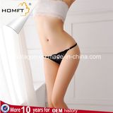 Luxury Pendant Jacquard Flower Lace Buckled Open Panties Mature Ladies G-String Sexy Lingerie