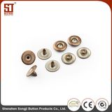 Printing Round Prong Snap Rivet Metal Button for Jacket