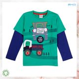 Soft Organic Baby Garment Long Sleeve Baby Boy Baby T-Shirt