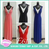 Sexy Ladies V Neck Strap Sequin Decoration Formal Evening Maxi Dress