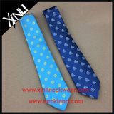 100% Silk Jacquard Woven Custom Embroidered Tie