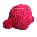 Factory Produce Custom 100% Acrylic Knitted Winter Beanie