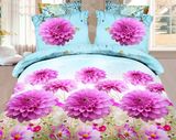 Colorful Flowers Magic Zhejiang Cheap 3D Bedding Sets