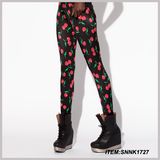 Ladies Fashion High Quality Sublimation Printed Leggings (SNNK1727)