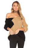 European Style Custom Knitted Winter Sexy Girls Sweater Designs for Women