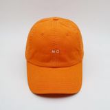 Custom Unisex Women 100% Cotton Orange Baseball Dad Cap with Custom Logo