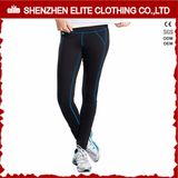 Custiomised Black Sport Fitness Leggings Women Yoga Pants (ELTFLI-29)