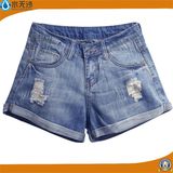 Women Summer Hot Jeans High Waist Shorts Denim Short Pants