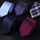 Men's Dress Striped Printing Business Suit Tie Bz0002