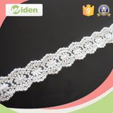 China Swiss Voile Lace Beaded Lace Applique Guipure Lace Trim