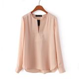 OEM Women Shirt Chiffon Style Model Blouse for Uniforrm