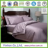 Elegant Pure Color Microfiber Hotel Bed Sheet Set