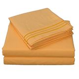 Latest Bed Sheet Designs Egyptian Cotton Quality Microfiber Fabric Bed Sheet