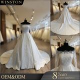 Modern Style and Satin Fabric Type Muslim Wedding Dress