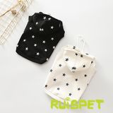 Star Printing Dog Cotton Hoodie Pet Clothes Sweatershirt