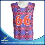 Custom Sublimation Men's Lacrosse 2 Ply Reversible Sleeveless Jersey