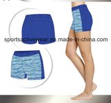 Polyester Yoga Print Fasnion Shorts for Women