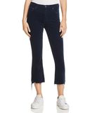 The Insider Crop Step-Hem Corduroy Jeans in Navy