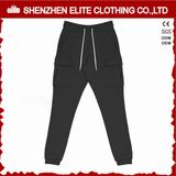 Wholesale Custom Cheap Black Jogger with Pockets (ELTJI-51)