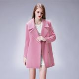 2016 Winter Women's Long Wool Coat Fashion Design