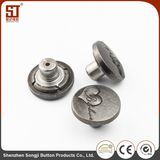 Loop Decorative Design Magnetic Metal Button