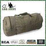 Olive Drab Cotton Canvas Military Carry Duffle Double Sports Gym Shoulder Bag with Strap