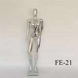 Chrome Sliver Plus Size Fat Sexy Female PP Model Mannequin