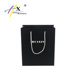 Black Paper Branded Bags and Shopping Bag with Custom Logo