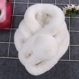 Fluffy Fashion Warm Fake Rabbit Fur Scarves