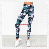 Sublimation Printed Ladies Yoga Pants