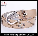 Colorful Metal Rivets Belt for Lady Dress Decoration