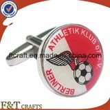 Customized Printing Round Cufflinks with Epoxy