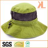 Polyester Check Taslon / Mesh Leisure Fishman Hat