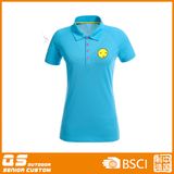 Women's Print Polo Collar T-Shirt