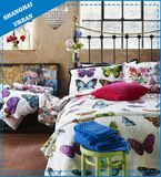 Butterly Polyester Print Bedding Quilt (set)