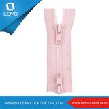 Fashion Open End Waterproof Resin Plastic Zipper