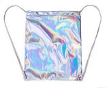 Hologram Laser Drawstring Backpack for Lady Sports