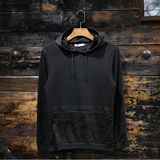 100% Polyester Camouflage Printing Black Men Pullover Hoodies