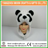 2017 Hot Sale Winter Plush Animal Panda Head Hat